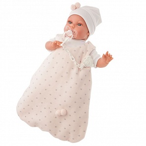 Интерактивная кукла Самбора в розовом, 34 см (Antonio Juans Munecas, 7032P)